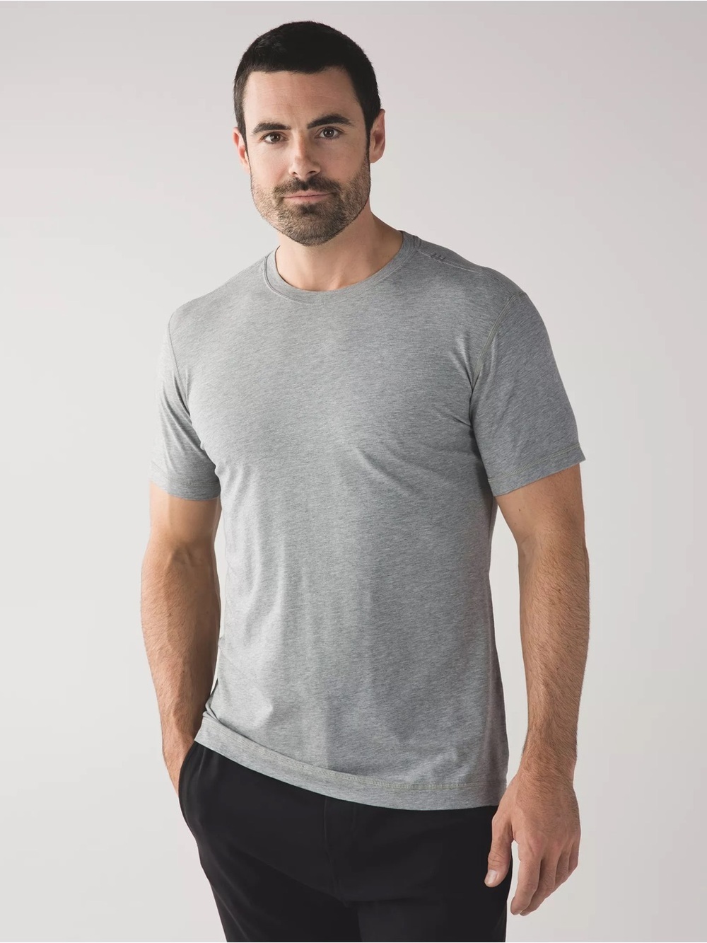 Lululemon 5 Year Basic Tee Men's Crew Neck Short Sleeve T-Shirt - Large